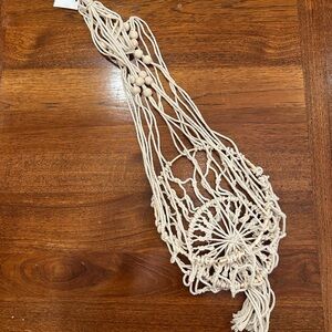 NWT Three Hands Macrame Plant Hanger